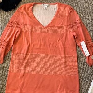 Three quarter sleeve sweater